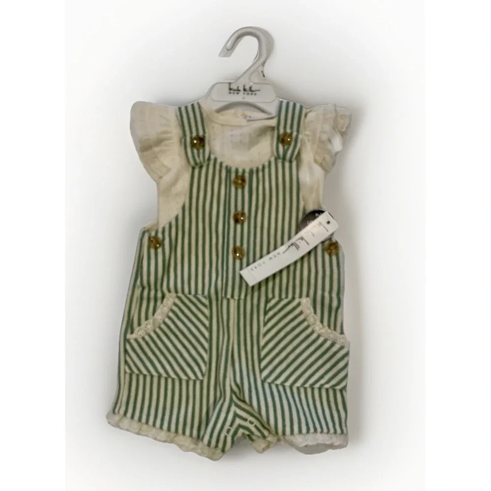 New Nicole Miller Baby Girl Summer Size 6-9 months 6M 9M Adorable Neutral Colors
